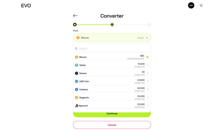 Digital Asset to Digital Asset